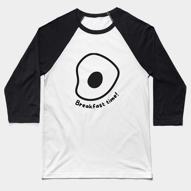 Breakfast time Baseball T-Shirt by JunniePL